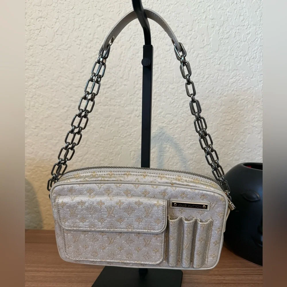 Louis Vuitton Monogram Shine Makenna Chain Shoulder Bag